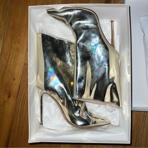 Alexandre Vauthier metallic boots (size 8.5/9)